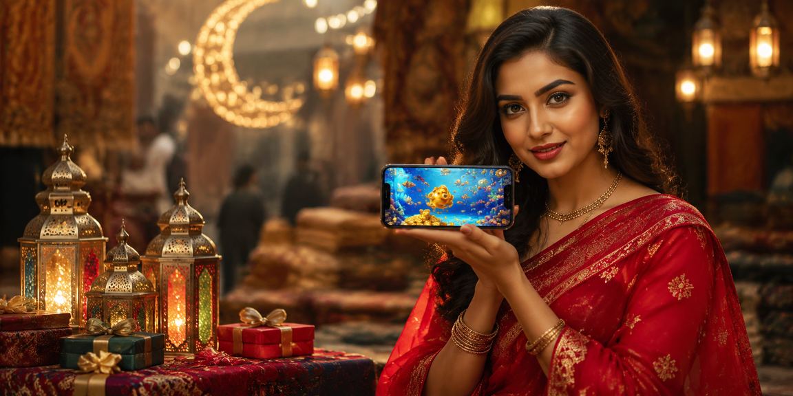 রাজশাহীর সাড়ি পরিহিত নারী 29win ফিশিং গেম লটারিতে অংশ নিচ্ছেন